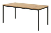 Bendt Eettafel 'Holger' Eiken en metaal, 160 x 80cm