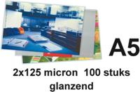 GBC A5 lamineerhoezen glanzend 2x125 micron 100 stuks GBC A5 lamineerhoezen glanzend 2x125 micron 100 stuks