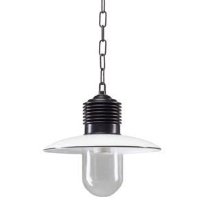 KS Verlichting Veranda hanglamp Ampere zwart met retro wit 1187