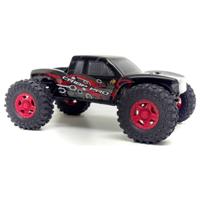 Hobby Plus CR18P EVO PRO JUICED Rood Brushless 1:18 RC auto Elektro Truggy 4WD RTR 2,4 GHz