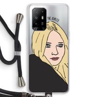 Ashley: Oppo A94 5G Transparant Hoesje met koord