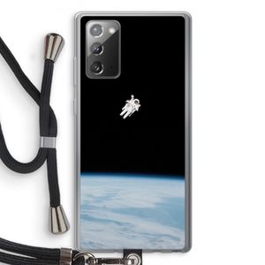 Alone in Space: Samsung Galaxy Note 20 / Note 20 5G Transparant Hoesje met koord