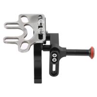 PULUZ Shutter Release Trigger extensie Adapter hendel Mount voor onderwater armsysteem (zwart)