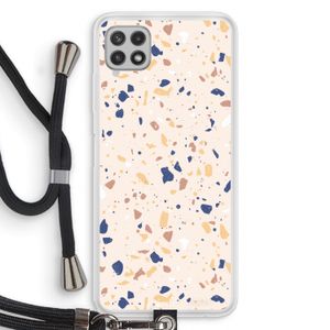 Terrazzo N°23: Samsung Galaxy A22 4G Transparant Hoesje met koord