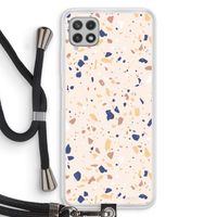 Terrazzo N°23: Samsung Galaxy A22 4G Transparant Hoesje met koord