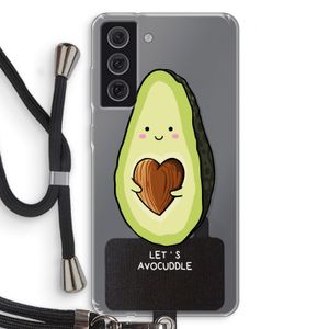 Avocuddle: Samsung Galaxy S21 FE Transparant Hoesje met koord