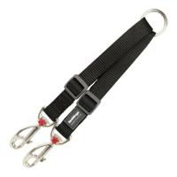 Koppeling voor 2-hondenriem Red Dingo Zwart black (1.5 x 20-26.5 cm) (1,5 x 20-26,5 cm)