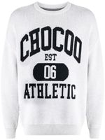 CHOCOOLATE pull à logo en intarsia - Gris