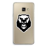 Angry Bear (white): Samsung Galaxy A3 (2016) Transparant Hoesje - thumbnail
