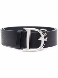 DSQUARED2 ceinture à boucle logo - Noir