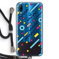 8-bit N°8: Huawei P20 Lite Transparant Hoesje met koord