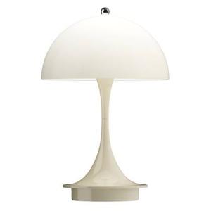 Louis Poulsen Panthella tafellamp V3 Ø16 LED oplaadbaar Opal Beige