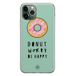 iPhone 11 Pro siliconen hoesje - Donut worry