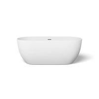 Looox Chill vrijstaand ligbad - 170x80x60cm - Acryl - mat wit chill17080mw