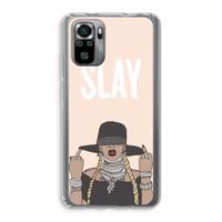 Slay All Day: Xiaomi Redmi Note 10S Transparant Hoesje