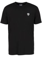 Ea7 Emporio Armani t-shirt à patch logo - Noir