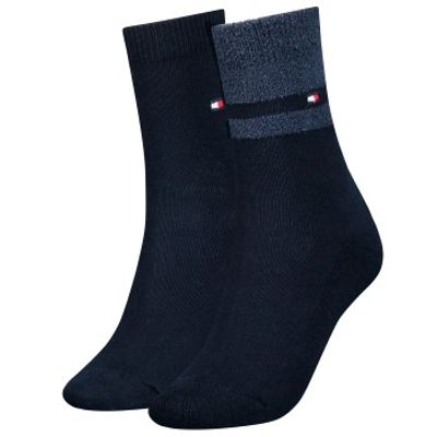 Tommy Hilfiger 2 stuks Women Gifting Boucle Stripe Sock
