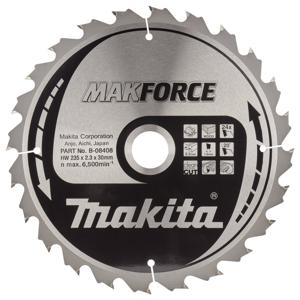 Makita Cirkelzaagblad voor Hout | Makforce | Ø 235mm Asgat 30mm 24T - B-08408