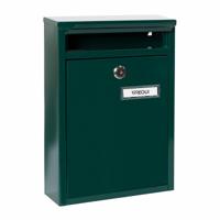 Brievenbus Arregui Groen Staal 22 X 8 X 32 cm