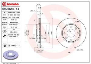 Brembo Remschijven 09.9610.14