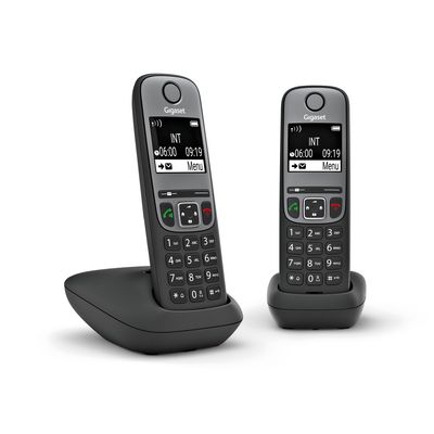 GigasetA705 Duo Huistelefoon Zwart