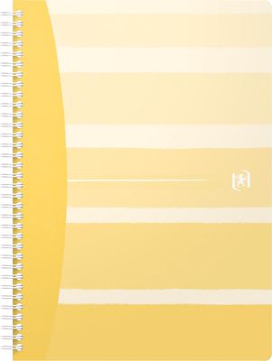 Oxford Iconics spiraalschrift, ft B5, 120 bladzijden, gelijnd, geassorteerde kleuren