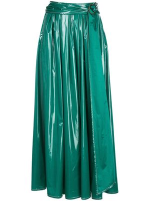 Sies Marjan jupe ceinturée évasée - Vert