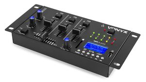 Vonyx STM3030 3-kanaals mixer met USB en Bluetooth