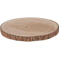 Houten boomschijf rond 40 cm   - - thumbnail