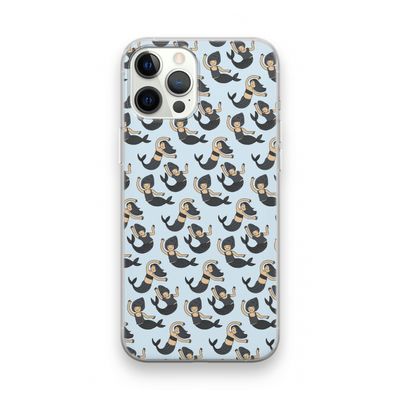 Zeemeermin: iPhone 12 Pro Transparant Hoesje