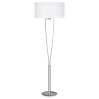Trio Design schemerlampParis II grijs met witte lampenkap - 400200107