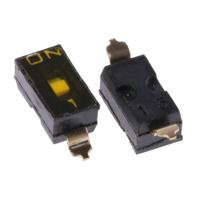 Omron A6S-1102-H DIP-schakelaar Aantal polen 1 SMD 1 stuk(s) Bag