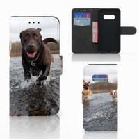 Samsung Galaxy S10e Telefoonhoesje met Pasjes Honden Labrador