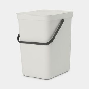 Brabantia Sort & Go afvalemmer 25 liter - Light Grey