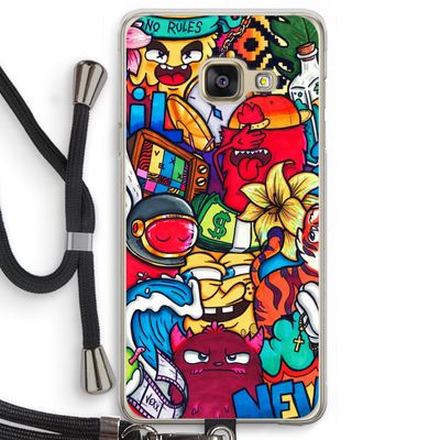 No Rules: Samsung Galaxy A3 (2016) Transparant Hoesje met koord