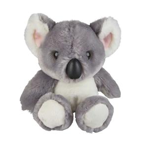 Pluche koala knuffel - grijs - 18 cm - speelgoed