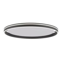 Paul Neuhaus Smart plafondlampQ-Vito Ø 80cm antraciet - 8418-13