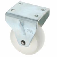 AMIG bokwiel/transportwiel - D40mm - polyamide - 30kg - wit