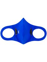 U-Mask masque à logo imprimé - Bleu