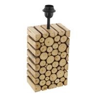 EGLO Ribadeo tafellamp - 10x12x38,5 cm (L*B*H) - E27 - gestapeld hout effect