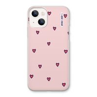 Hartjes: iPhone 13 Transparant Hoesje
