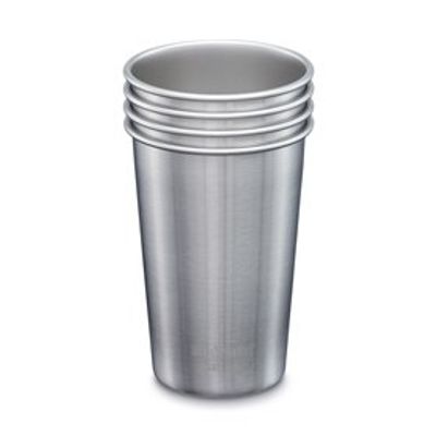 4 x RVS Pint Cup Beker 296 of 473 ml - 473 ml