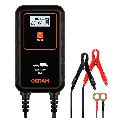 Osram acculader 12/24 volt 8 ampère 75OEBCS908