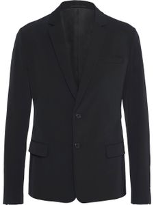 Prada blazer à simple boutonnage - Noir