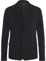 Prada blazer à simple boutonnage - Noir