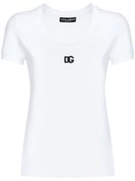 Dolce & Gabbana t-shirt à logo brodé - Blanc - thumbnail