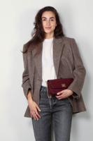 Max Mara blazer Bruin , Creme maat S Wol, Polyamide 2425046012600 - thumbnail