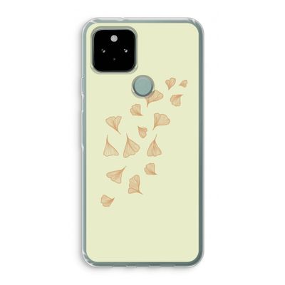 Falling Leaves: Google Pixel 5 Transparant Hoesje
