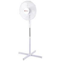 Alpina Ventilator staand wit 40 cm - Statiefventilator - 3 standen - In hoogte verstelbaar