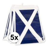 5x Schotland vlaggenlijnen   -